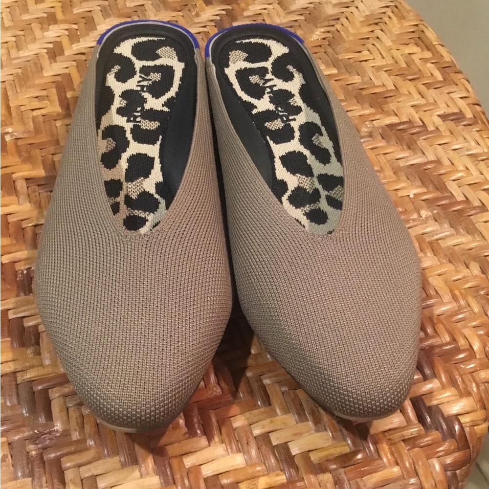 Rothy’s The Almond Demi Flats in Portobello Tan SZ 8